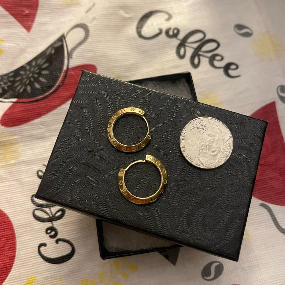 Gold Hoop Earrings